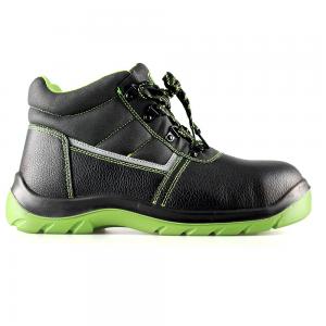 basic middle cut safety shoes with steel toecap and steel midsole(SN6070)